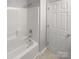 Bright bathroom featuring a shower and tub combination at 3489 Chagall Ct, Charlotte, NC 28205