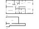 Upstairs floor plan for this home includes 2 bedrooms, 2 bathrooms, kitchen, dining and living rooms at 3489 Chagall Ct, Charlotte, NC 28205
