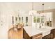 Open-concept kitchen with a breakfast nook and large windows with great views at 6422 Chimney Bluff Rd, Lancaster, SC 29720
