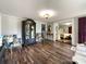 Stylish living room with hardwood floors, showcasing elegant furnishings and decor at 7514 Secrest Shortcut Rd, Indian Trail, NC 28079