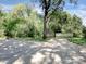 Large backyard with a shed and a white fence at 848 Woodland Rd, Statesville, NC 28677