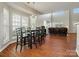 Open floor plan featuring a dining area, seamlessly connecting to the living room space at 10107 Atkins Ridge Dr, Charlotte, NC 28213
