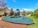 Community playground area with modern equipment, offering a safe and fun space for children at 12424 Bradford Park Dr, Davidson, NC 28036