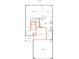 Main level floor plan features a Gathering room, kitchen, bedroom 5, bathroom 3, garage and entry way at 142 Bellina Dr # 58, York, SC 29745