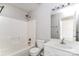 Well-lit bathroom with a sink, toilet, and a shower-tub combination at 1671 Sandpiper Dr, Rock Hill, SC 29732