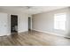 Spacious bedroom featuring new vinyl wood flooring and a ceiling fan at 1671 Sandpiper Dr, Rock Hill, SC 29732
