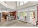 Bright living area with a breakfast bar, leading to a deck and well-appointed kitchen at 1853 Beach Ln, Heath Springs, SC 29058