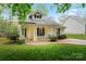 Attractive single-story home with a covered front porch and neatly trimmed bushes at 4020 Brandie Glen Rd, Charlotte, NC 28269