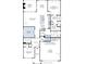 Detailed floor plan showcasing the layout of the home, including the bedrooms, bathrooms, and kitchen at 4126 Eastover Glen Rd # 0317, Charlotte, NC 28269
