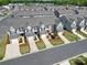 Extensive neighborhood featuring well-maintained townhomes in a neat, organized layout at 526 Hunters Dance Rd, Fort Mill, SC 29708