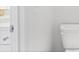 Modern toilet in a pristine white bathroom setting at 5924 Carrollton Ln, Charlotte, NC 28210