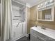 Accessible bathroom featuring walk-in tub and safety grab bars at 61 Brown Sw St, Concord, NC 28027