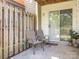 A view of the patio showcasing the chairs and fence line at 753 Mountainwater Dr, Charlotte, NC 28262
