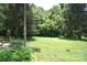 Spacious, shady backyard great for outdoor activities and relaxation at 8608 Cedarbrook Dr, Charlotte, NC 28215