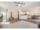 Spacious living room with an open layout flowing into the kitchen and dining area at 9031 Odell Corners Nw Blvd, Concord, NC 28027