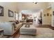 Bright open floor plan featuring a spacious living room and open access to the kitchen at 10421 Dominion Village Dr, Charlotte, NC 28269