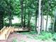 Picturesque lake view featuring a wooden walkway, seamlessly blending nature with outdoor recreation at 113 Hidden Ln, Mooresville, NC 28117