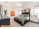 Inviting bedroom is styled with contemporary furniture, decorative accents, and a comfortable king-sized bed at 1234 Wendall Ln, Mount Pleasant, NC 28025