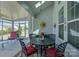 Inviting sunroom with large windows, comfortable seating, and decorative accents for relaxation at 16524 Palisades Commons Dr, Charlotte, NC 28278