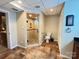 Bathroom featuring a tiled shower, toilet, storage closet and tile floors at 245 Clontz Hill Rd, Troutman, NC 28166