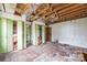 Bedroom with open walls and ceiling ready for renovation and customization at 2705 Robinson Rd, Newton, NC 28658