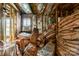 Room filled with insulation next to a window with an air conditioner at 2705 Robinson Rd, Newton, NC 28658