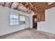 Small windowed room with air conditioner and partial walls at 2705 Robinson Rd, Newton, NC 28658