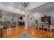 Spacious living and dining area with hardwood floors and elegant design at 3964 Deer Run Ne Dr, Conover, NC 28613