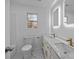 Modern bathroom with double sink vanity, sleek fixtures, and marble countertops at 5680 Gold Creek Bay None, Hickory, NC 28601