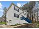 Exterior angled view of home showing garage and front entry at 5680 Gold Creek Bay None, Hickory, NC 28601