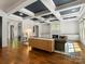 Spacious living room with decorative ceiling and fireplace, perfect for relaxation at 6700 Folger Dr, Charlotte, NC 28270