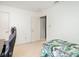 Bedroom with door and large window at 8224 Park Vista Cir, Charlotte, NC 28226