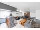 Finished basement featuring a bar, fireplace, and comfortable seating area, perfect for entertaining and relaxation at 118 Lakewood Dr, Kings Mountain, NC 28086