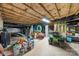 Unfinished basement with exposed insulation and concrete floor offering storage space at 125 Trent Pines Dr, Mooresville, NC 28117