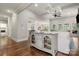Open-concept living space with hardwood floors, stylish furnishings, and abundant natural light at 125 Trent Pines Dr, Mooresville, NC 28117