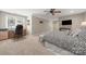 Bright main bedroom with a separate office area and a large window offering natural light at 125 Trent Pines Dr, Mooresville, NC 28117