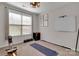 Bright workout room with weights, exercise equipment, and ample natural light at 128 Stibbs Cross Rd, Mooresville, NC 28115