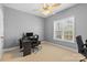 Bedroom featuring a large window with plenty of natural light and neutral color palette at 1386 21St Ne Ave, Hickory, NC 28601