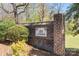 Neighborhood entrance sign featuring brick construction and landscaped surroundings, welcoming residents and guests at 1386 21St Ne Ave, Hickory, NC 28601