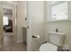 Clean bathroom featuring tile floors, a toilet, and neutral colored walls at 1495 Imperial Ct, York, SC 29745