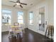 Bright breakfast nook with hardwood floors and natural light at 1495 Imperial Ct, York, SC 29745