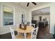 Cozy breakfast nook with hardwood floors next to open kitchen at 1495 Imperial Ct, York, SC 29745