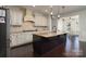 Modern kitchen with granite countertops, pendant lighting, and a large center island at 1495 Imperial Ct, York, SC 29745