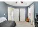 Bedroom showcasing a ceiling fan, and a window at 2020 Makin Dr, Indian Trail, NC 28079