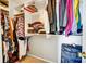 Walk-in closet offering ample storage space for clothing at 2020 Makin Dr, Indian Trail, NC 28079