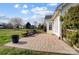 Charming brick patio is the perfect spot for outdoor relaxation and entertaining at 2020 Makin Dr, Indian Trail, NC 28079