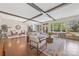 Bright and airy living room with coffered ceilings, hardwood floors, and an open layout at 21 Hollyberry Woods, Lake Wylie, SC 29710