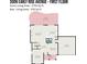 First floor layout featuring the kitchen, dining area, living room, and Gathering room at 3009 Early Rise Ave, Indian Trail, NC 28079