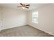 Bright bedroom with a ceiling fan and a window providing natural light at 326 Nantucket Way, Rock Hill, SC 29732