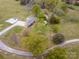Sweeping aerial view highlights this home's beautifully landscaped lot with mature trees surrounding the property at 3452 Flat Creek Rd, Lancaster, SC 29720